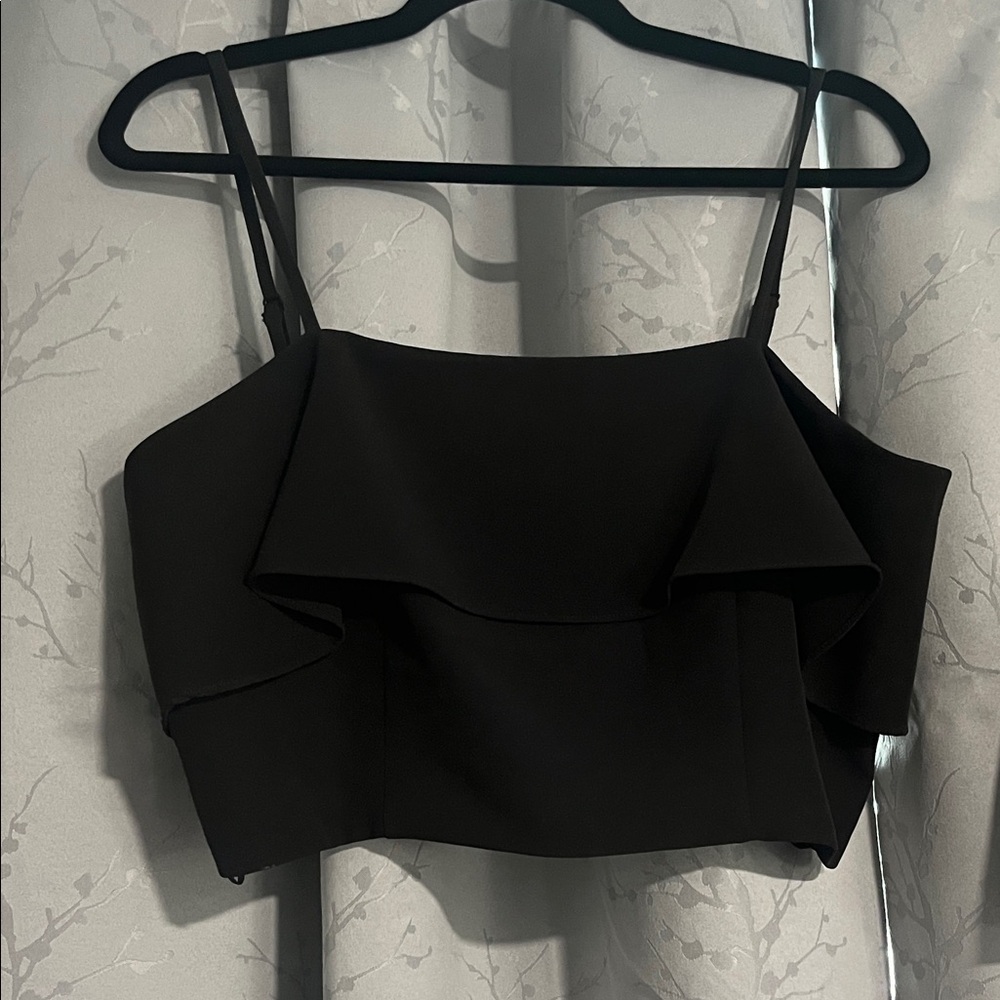 Gianni Bini Black Textured Top